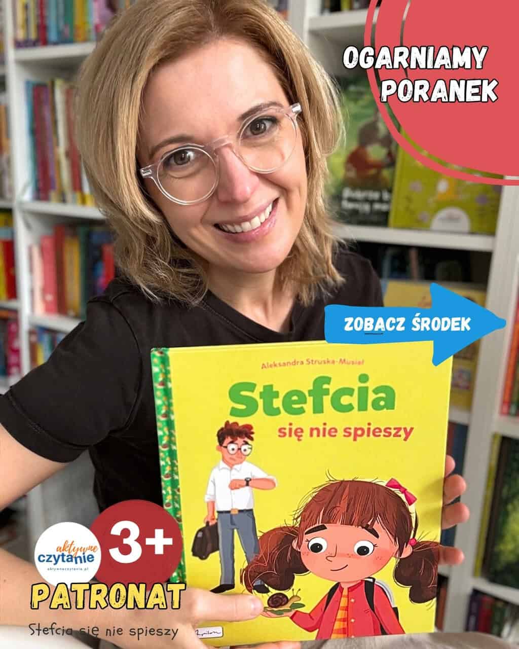 ”Stefcia się nie&nbsp;spieszy” Wydawnictwo Papilon