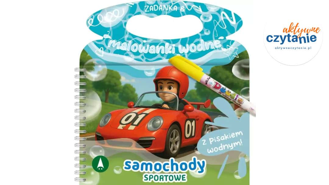Zadanka & malowanki wodne. Samochody sportowe