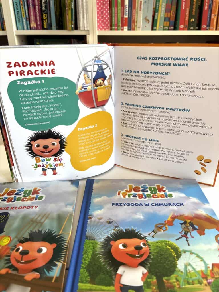 1jezyk i przyjaciele seria ksiazek wydawnictwo jednosc dla dzieci recenzja aktywne czytanie2