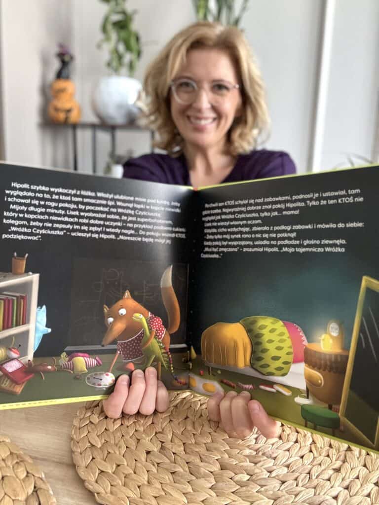 Hipolit i kapcie niewidki wydawnictwo wilga recenzja ksiazki dla dzieci aktywne czytanie6