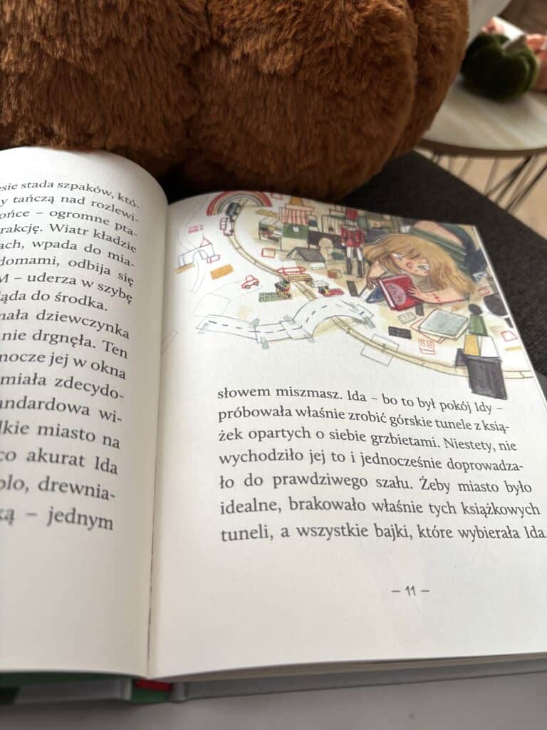 Ida z polnocy wiatr bloto i badyle wydawnictwo wilga recenzja ksiazki dla dzieci aktywne czytanie2