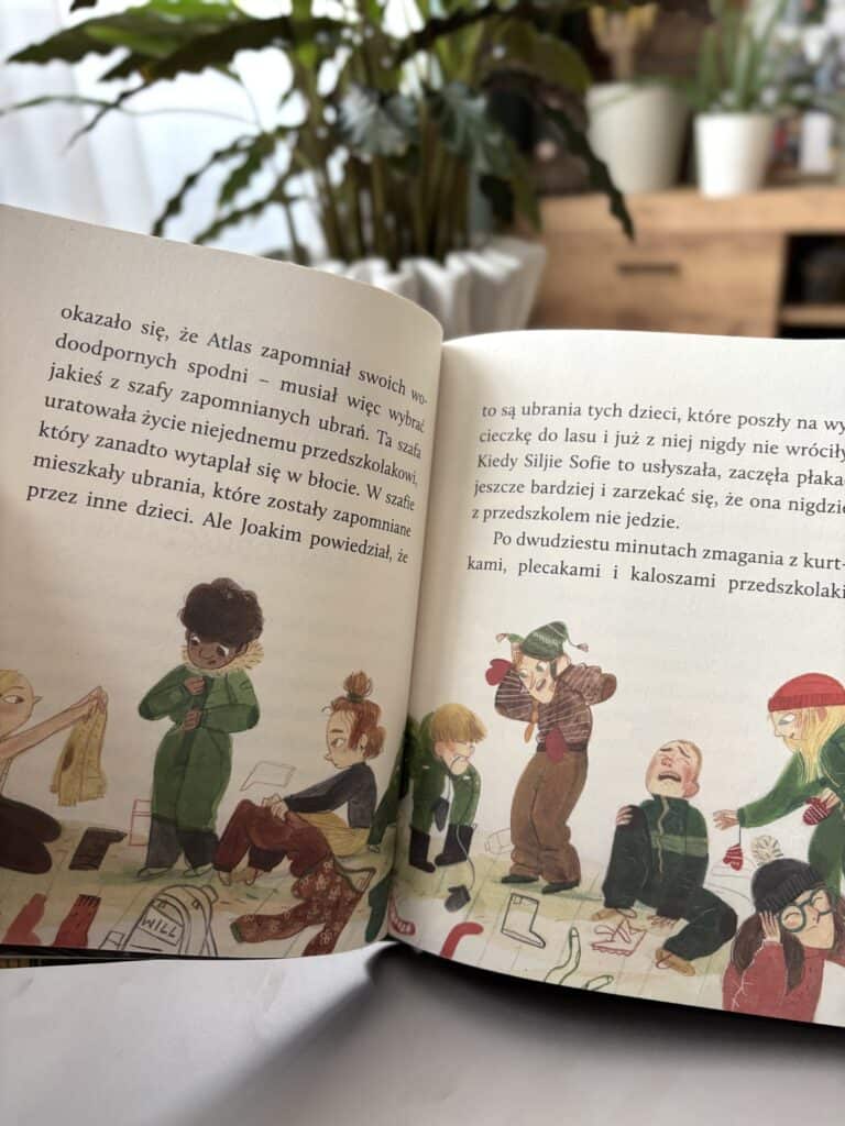 Ida z polnocy wiatr bloto i badyle wydawnictwo wilga recenzja ksiazki dla dzieci aktywne czytanie5
