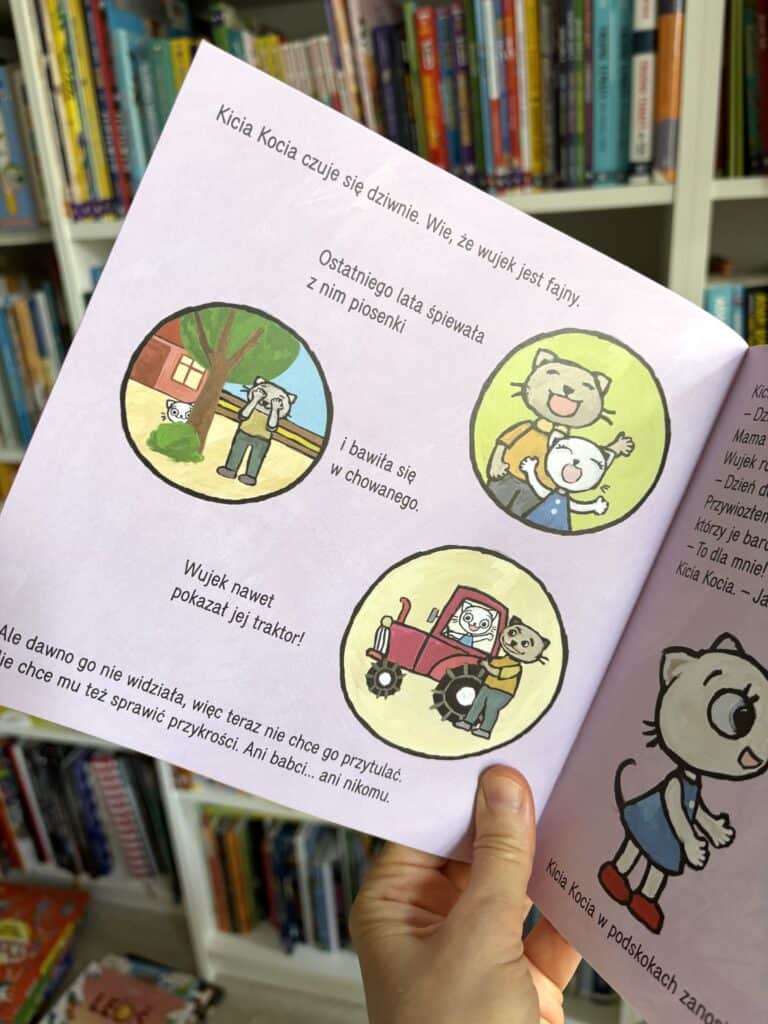 Kicia kocia nie musze sie przytulac recenzja ksiazki dla dzieci aktywne czytanie4
