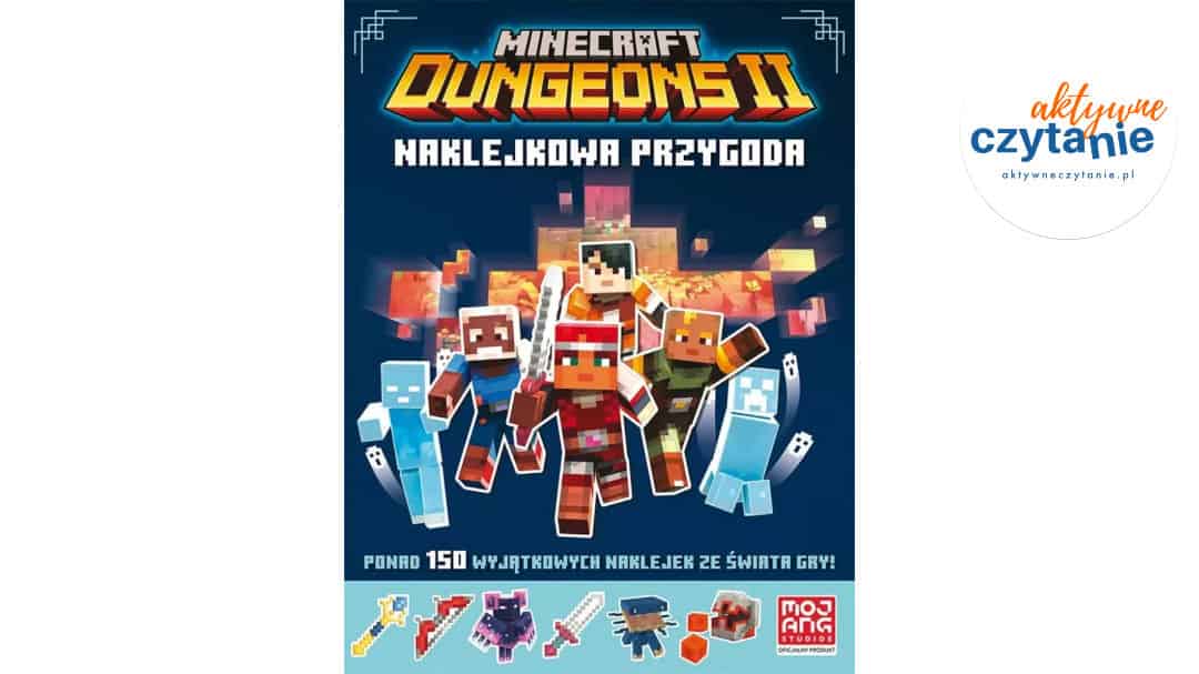 Minecraft Dungeons II. Naklejkowa przygoda