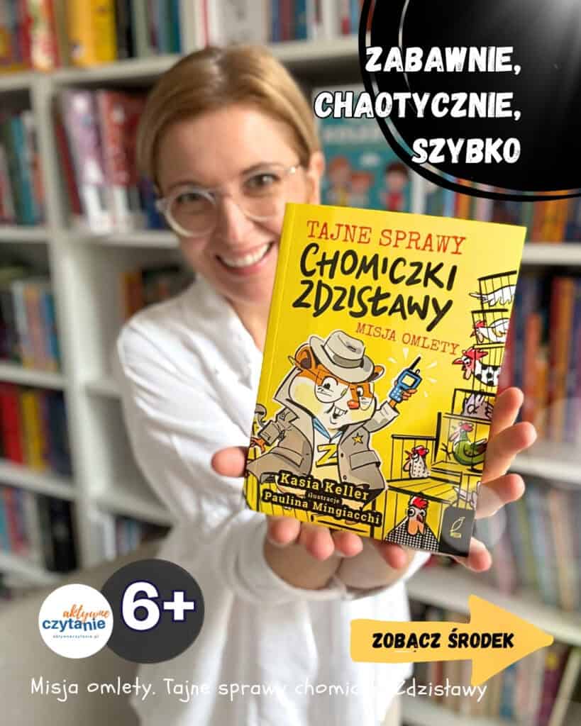 Misja omlety tajnea sprawy chomiczki zdzislawy wydawnictwo wilga recenzja ksiazki dla dzieci aktywne czytanie5 jpg1