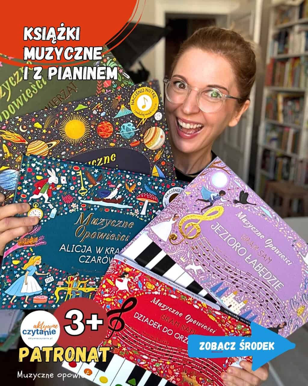 ”Muzyczne opowieści” Książki grające i&nbsp;z&nbsp;pianinkiem dla dzieci 3-6 lat