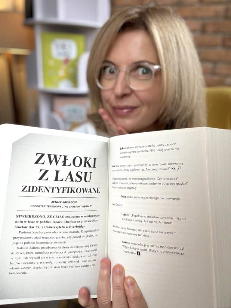 Pudelko pelne zbrodni wydawnictwo wilga recenzja ksiazki dla dzieci aktywne czytanie5