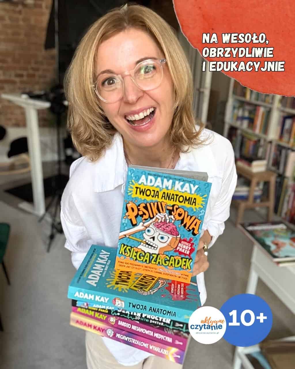 „Twoja anatomia. Psikusowa księga zagadek” Adam Kay rozśmiesza i&nbsp;uczy
